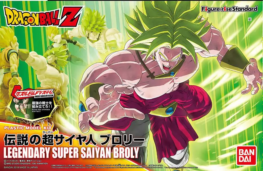 Maquette rise leg super saiyan broly